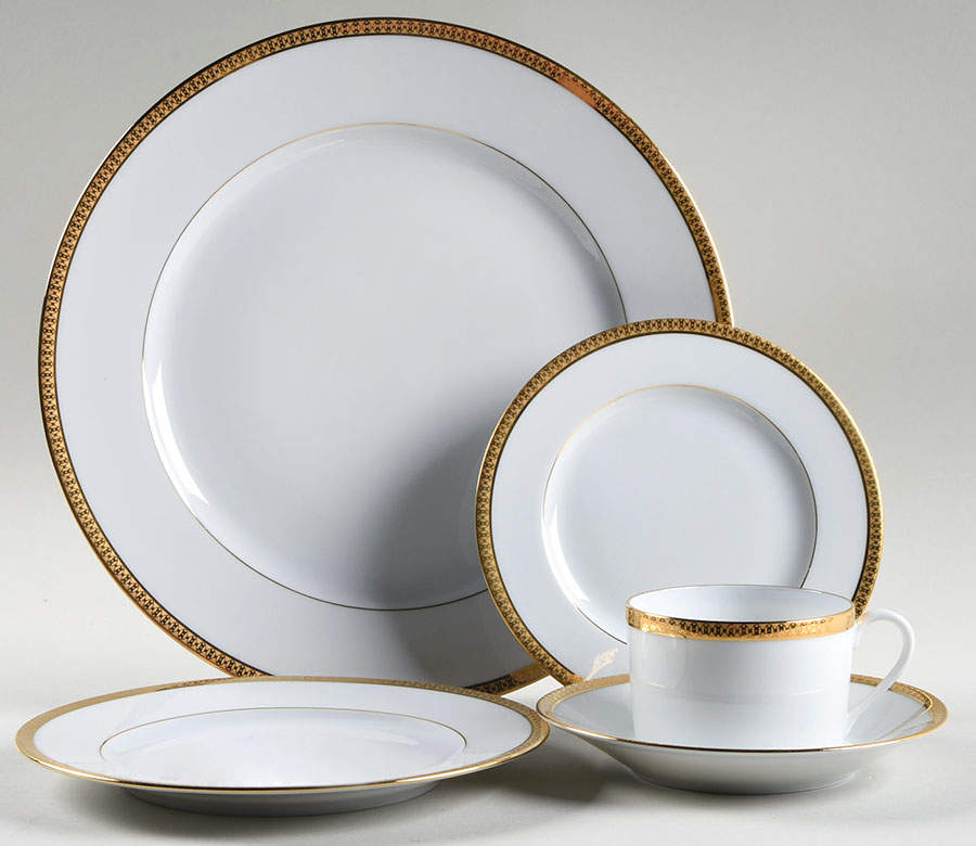 Symphonie Gold 5 Piece Place Setting by Haviland-1