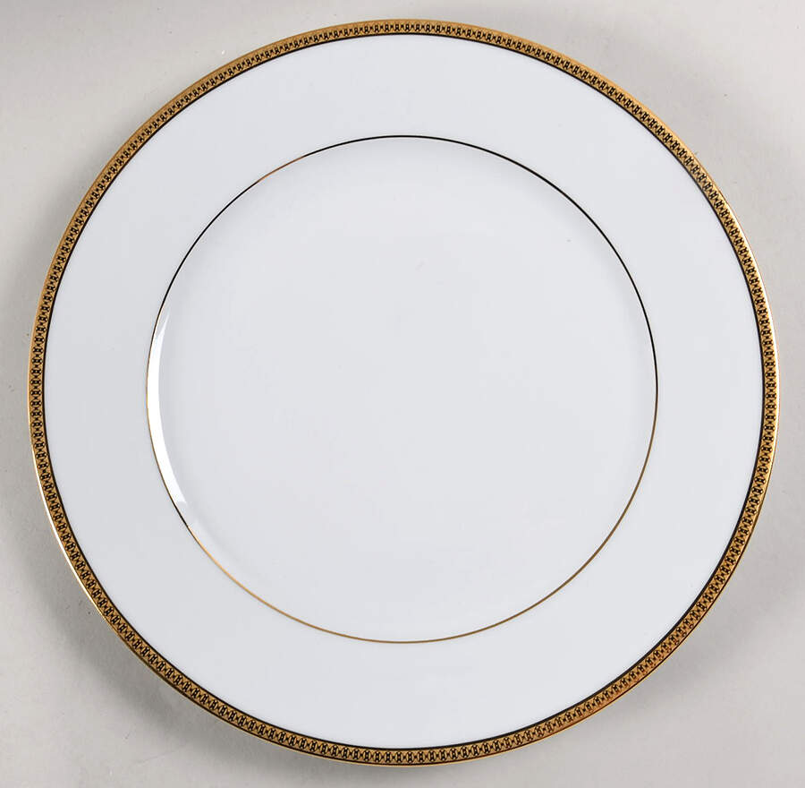 Symphonie Gold Service Plate (Charger) by Haviland-1
