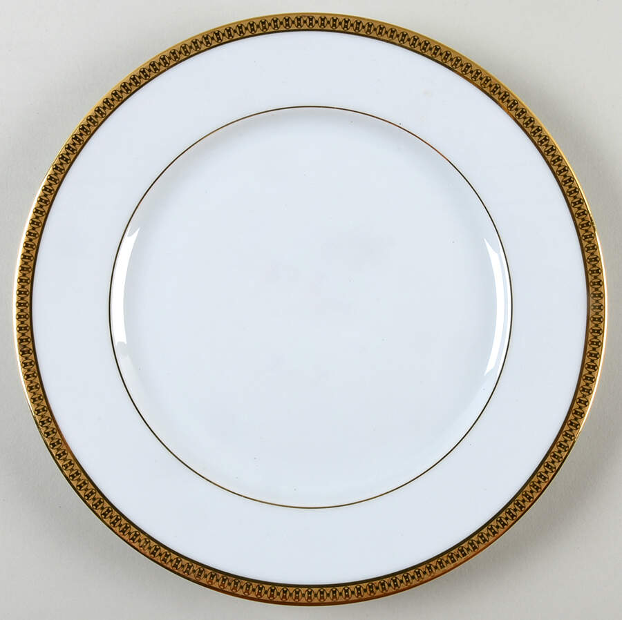 Symphonie Gold Dessert Luncheon Plate by Haviland-1