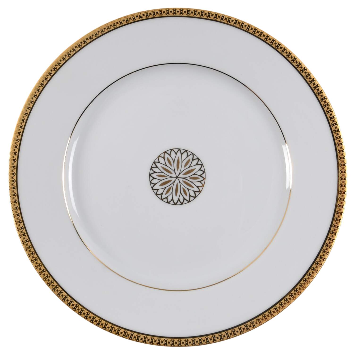 Symphonie Gold Accent Dessert Luncheon Plate by Haviland-1