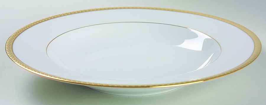 Symphonie Gold Large Rim Soup Bowl by Haviland-1