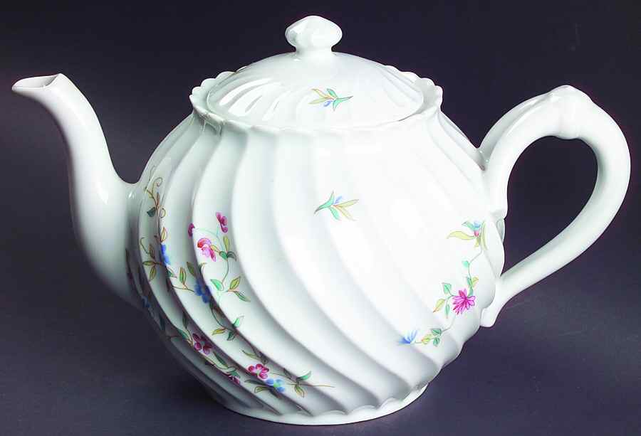 Symphonie (No Trim) Teapot & Lid by Haviland-1