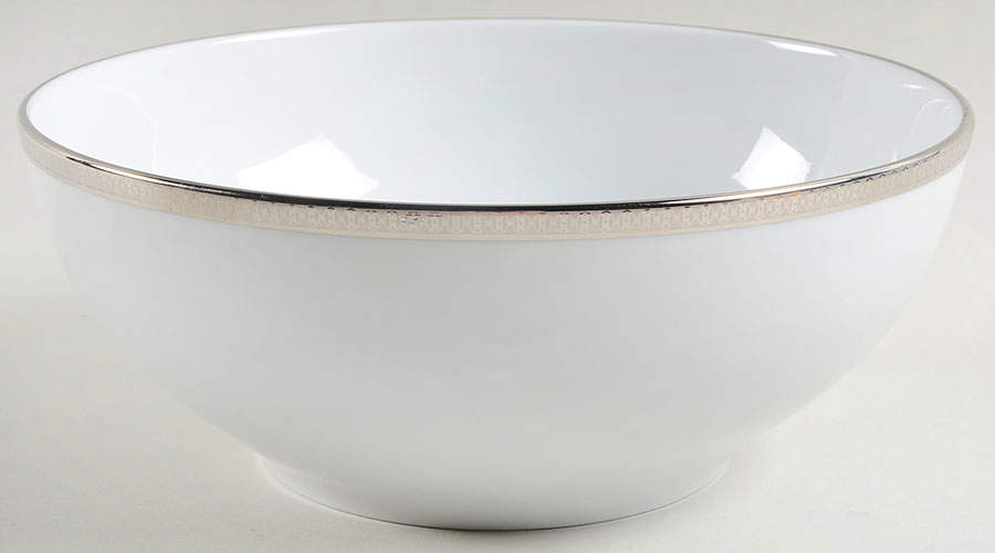 Symphonie Platine 9" Salad Serving Bowl by Haviland-1