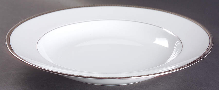 Symphonie Platine Deep Round Platter by Haviland-1
