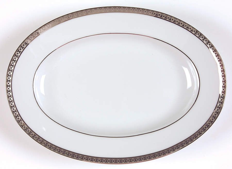 Symphonie Platine Pickle Dish by Haviland-1