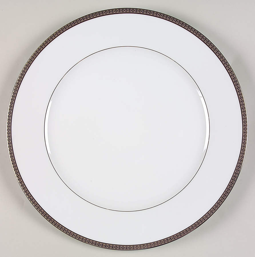 Symphonie Platine 12" Chop Plate (Round Platter) by Haviland-1