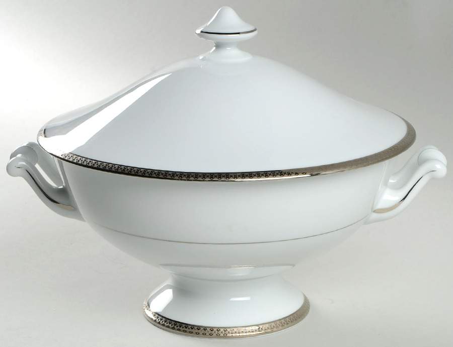 Symphonie Platine Tureen &  Lid by Haviland-1