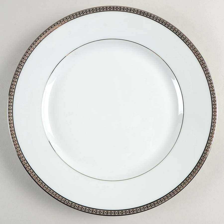 Symphonie Platine Dinner Plate by Haviland-1