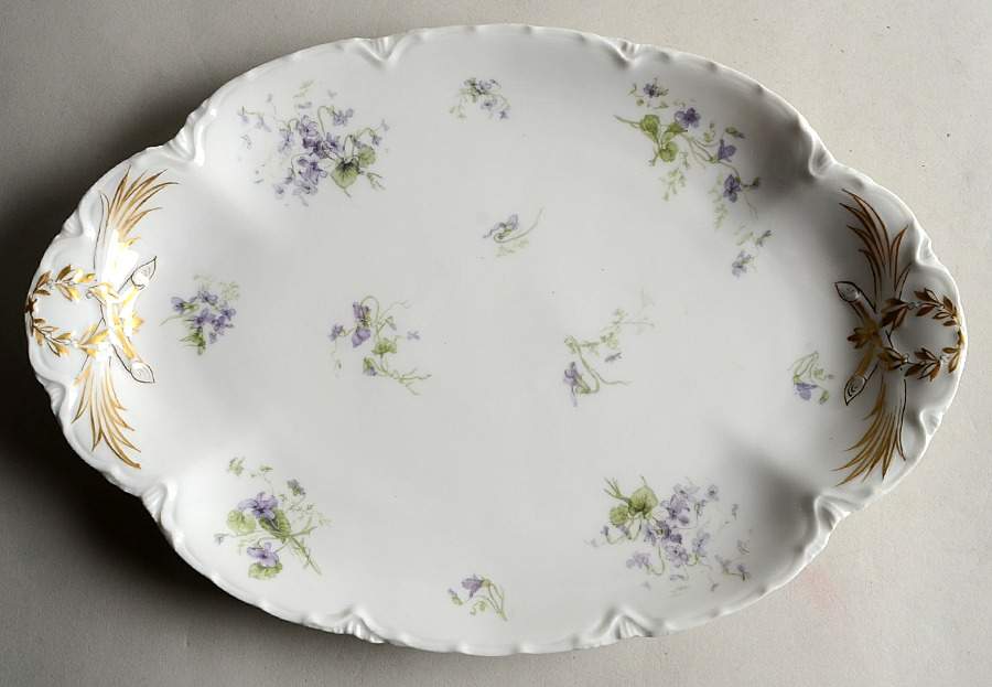 The Tarascon 13" Oval Serving Platter by Haviland-1