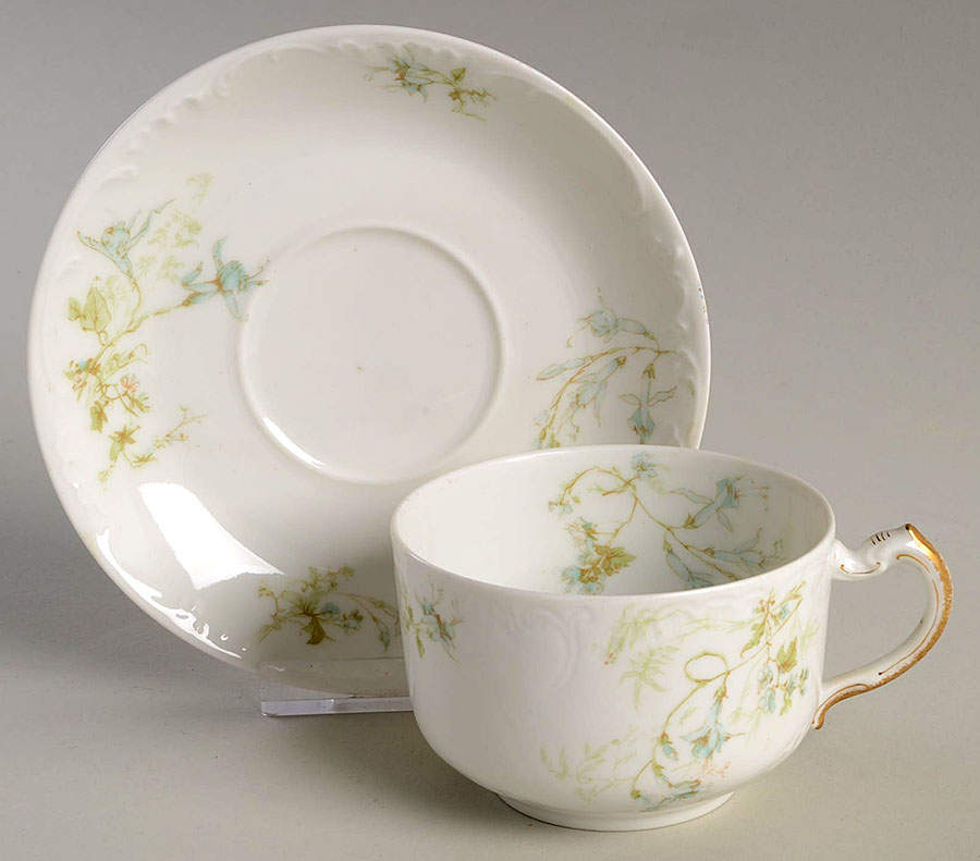 The Taranto Flat Cup & Saucer Set by Haviland-1