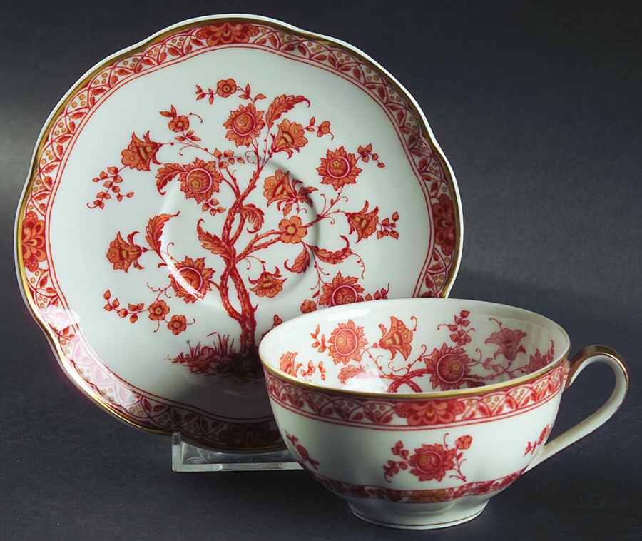 Tehran Flat Cup & Saucer Set by Haviland-1