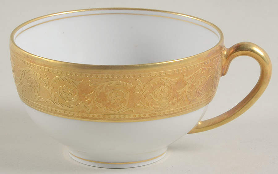 Thistle Gold Flat Cup by Haviland-1