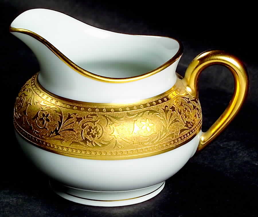 Thistle Gold Mini Creamer by Haviland-1