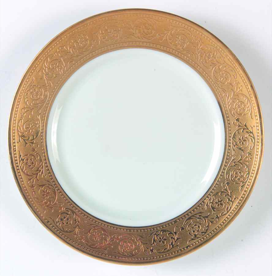 Thistle Gold Bread & Butter Plate by Haviland-1