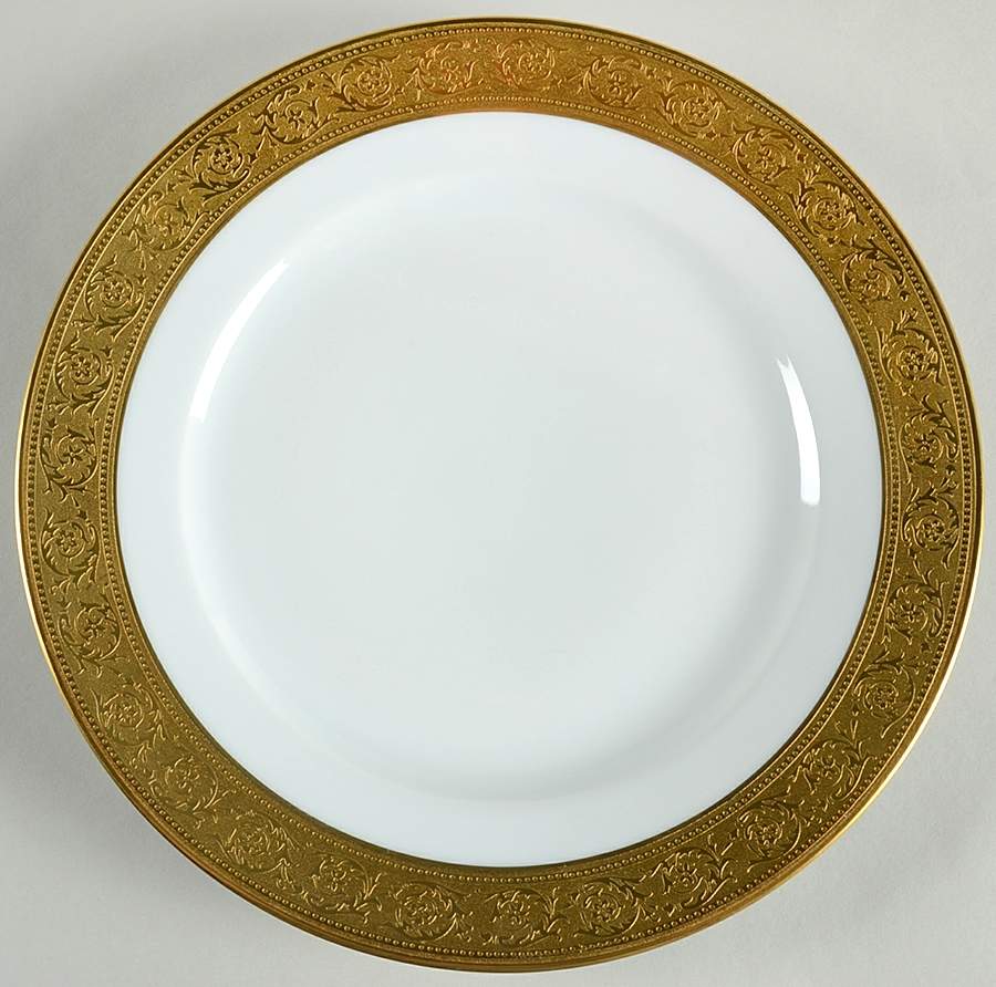 Thistle Gold Dinner Plate by Haviland-1