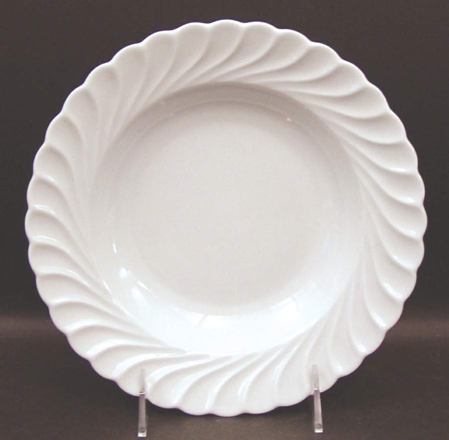 Torse White (Newer, Post 1950) Rim Soup Bowl by Haviland-1