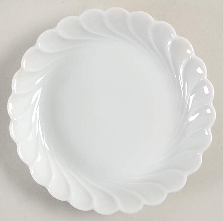 Torse White (Newer, Post 1950) Saucer for Flat Demitasse Cup by Haviland-1