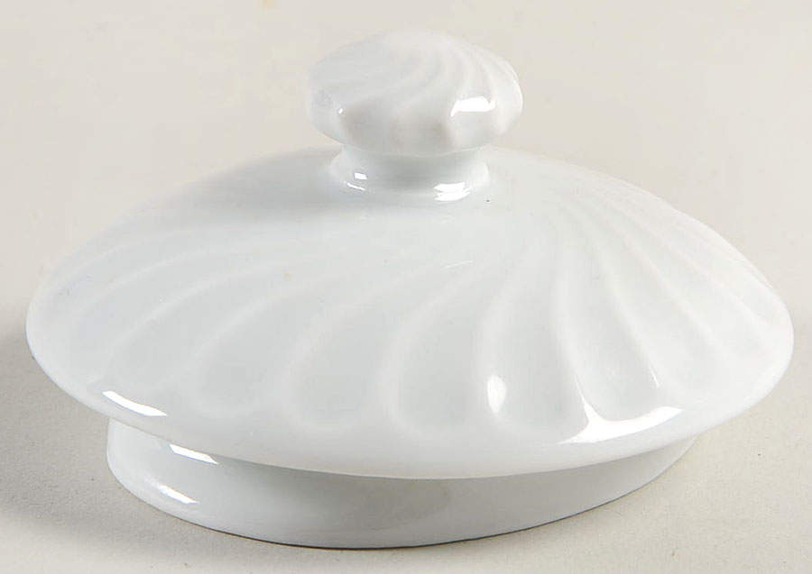 Torse White (Newer, Post 1950) Lid for Coffee Pot by Haviland-1