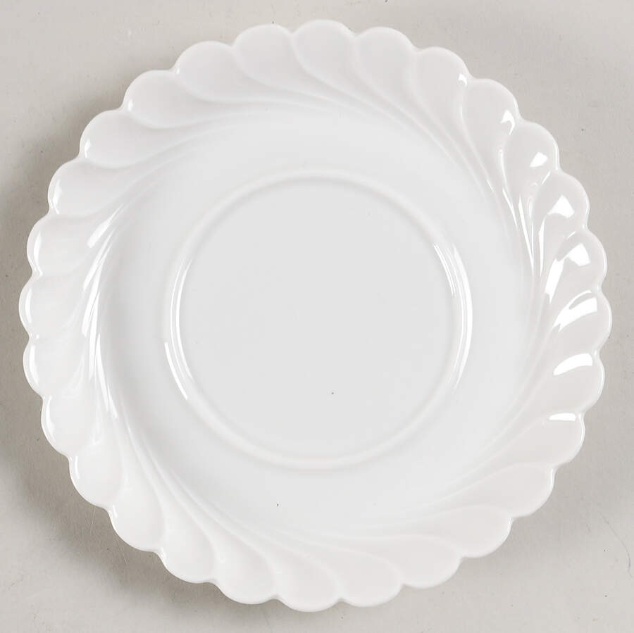 Torse White (Newer, Post 1950) Saucer by Haviland-1