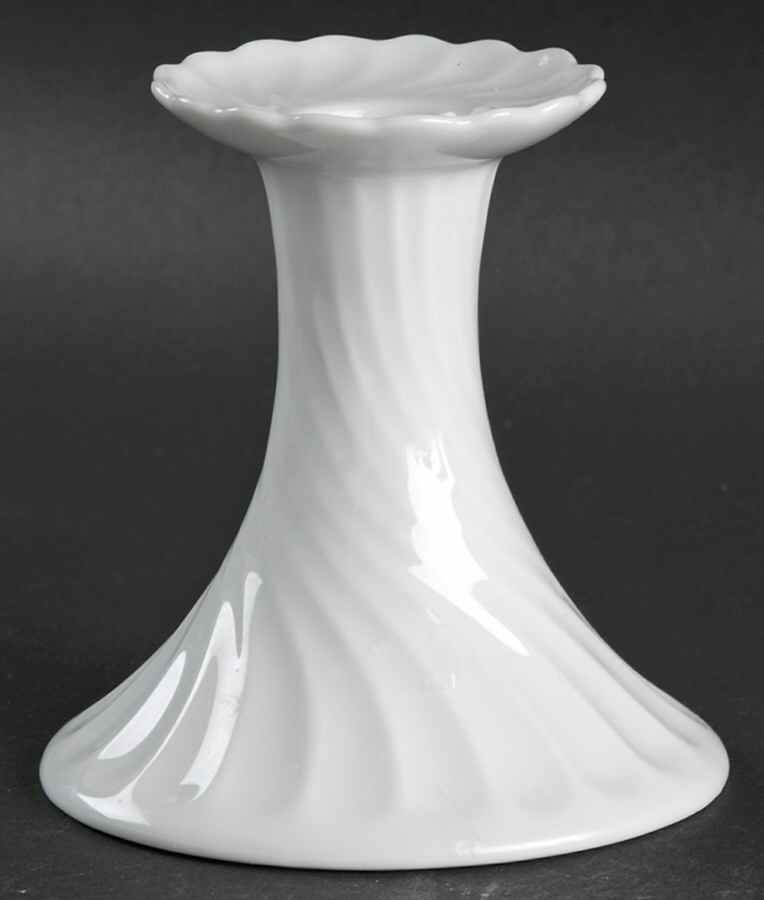 Torse White (Newer, Post 1950) 3" Candlestick by Haviland-1
