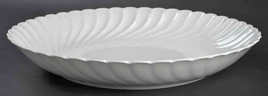 Torse White (Newer, Post 1950) 12" Chop Plate (Round Platter) by Haviland-1