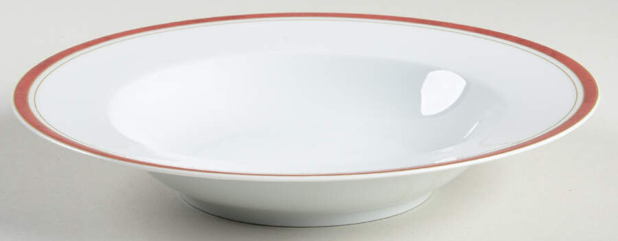Toscane Ruby Rim Soup Bowl by Haviland-1