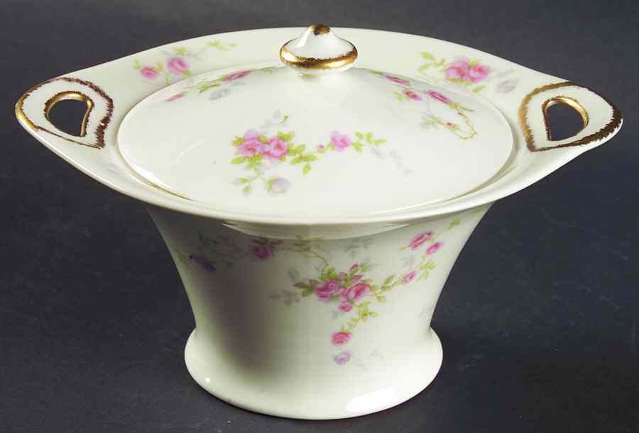Touraine Sugar Bowl & Lid by Haviland-1