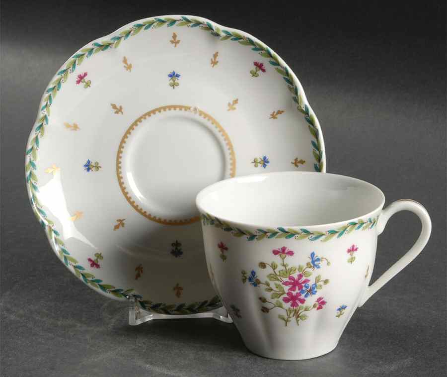 Toulon (Newer) Flat Cup & Saucer Set by Haviland-1