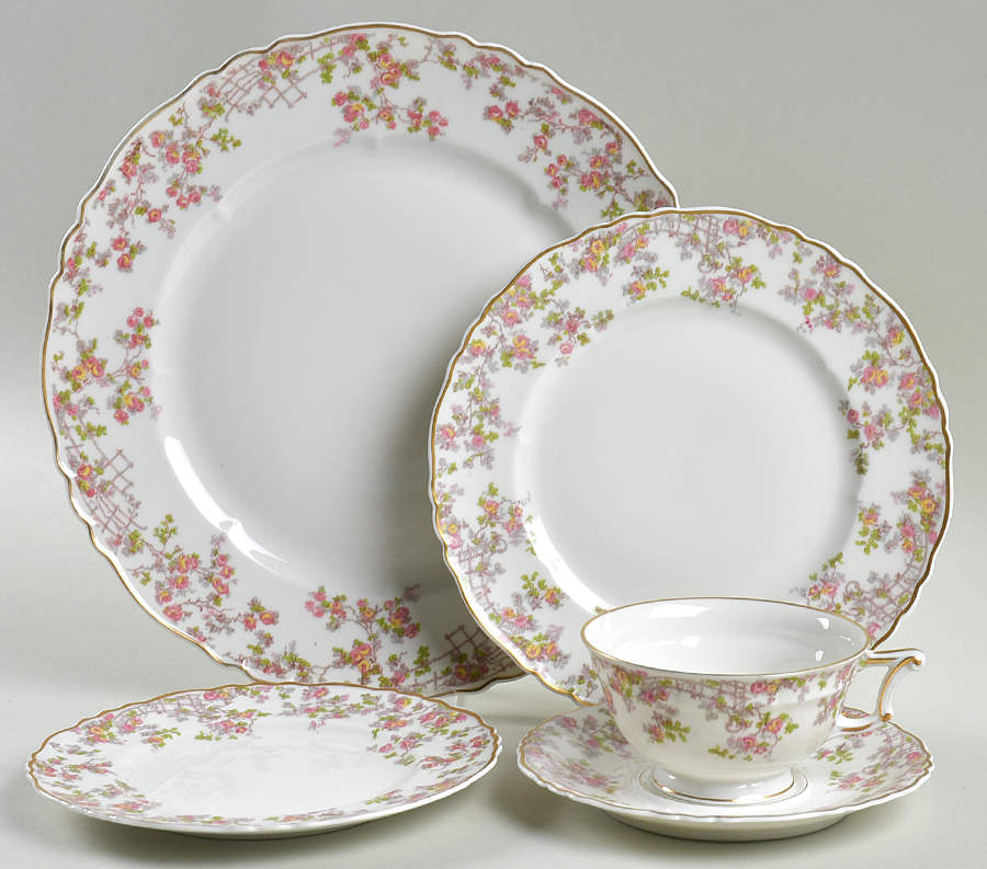 Trellis (Newer) 5 Piece Place Setting by Haviland-1