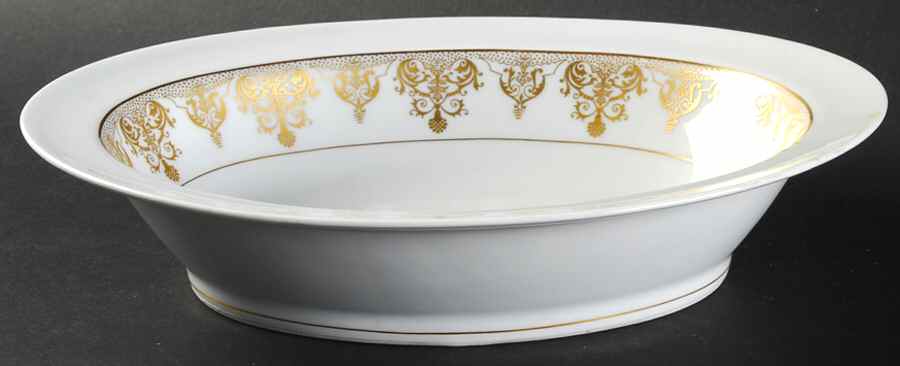 Trianon (Newer) 9" Oval Vegetable Bowl by Haviland-1