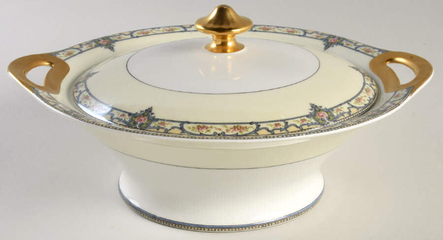 Troy (France) Round Covered Vegetable by Haviland-1