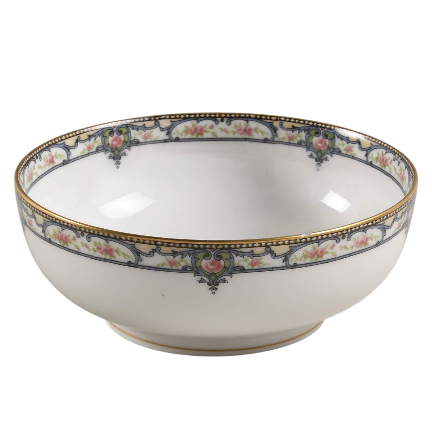 Troy (France) Cranberry Bowl by Haviland-1