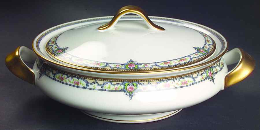 Troy (France) Round Covered Vegetable by Haviland-1