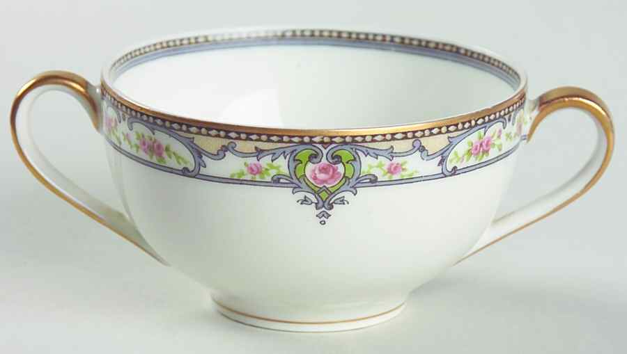 Troy (France) Flat Bouillon Cup by Haviland-1