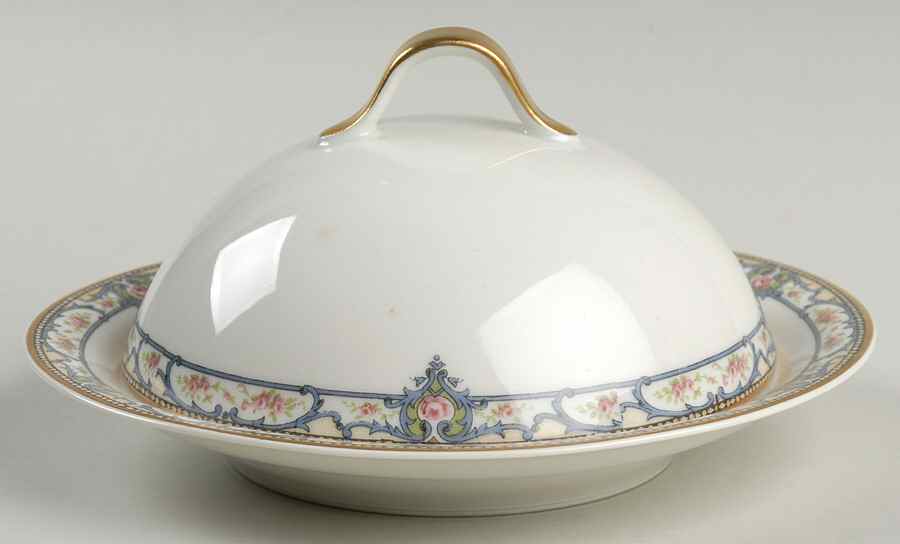 Troy (France) Round Covered Butter by Haviland-1