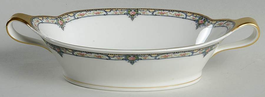Troy (France) 11" Oval Vegetable Bowl by Haviland-1