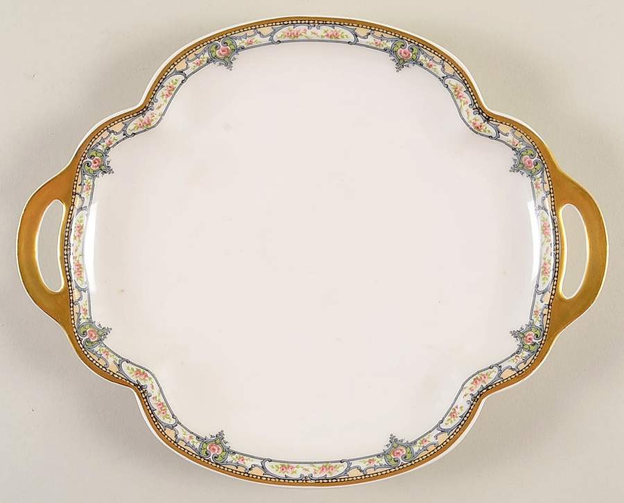 Troy (France) Handled Cake Plate by Haviland-1