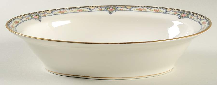 Troy (New York) 9" Oval Vegetable Bowl by Haviland-1