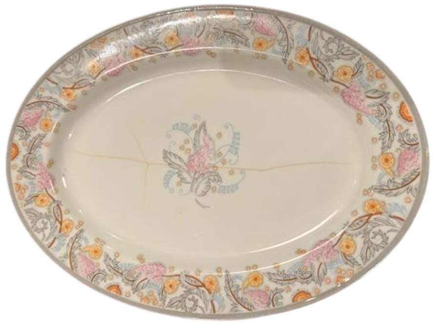 Tuileries 11" Oval Serving Platter by Haviland-1