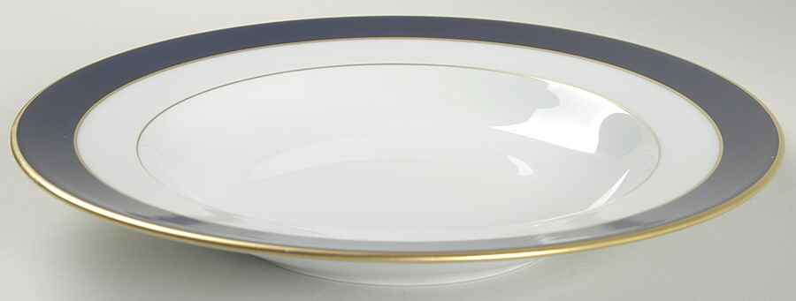 Turenne Cobalt Blue Large Rim Soup Bowl by Haviland-1