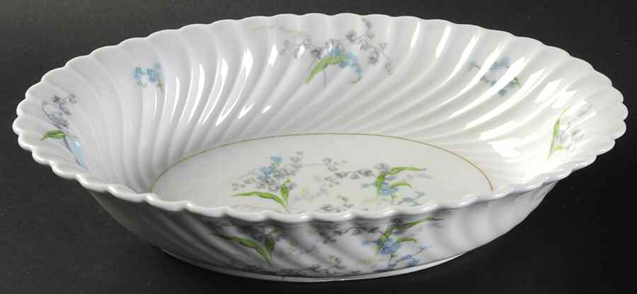 Vallee 10" Oval Vegetable Bowl by Haviland-1