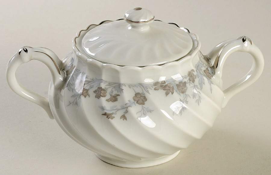 Valmont Sugar Bowl & Lid by Haviland-1