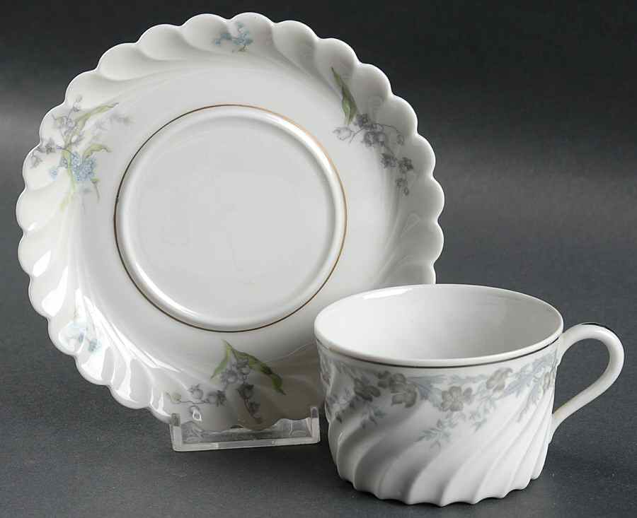 Valmont Flat Cup & Saucer Set by Haviland-1