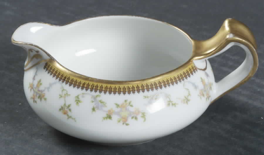 The Valmont (Old, Gold Trim) Creamer by Haviland-1