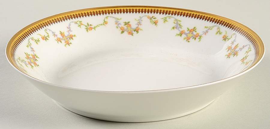 The Valmont (Old, Gold Trim) Coupe Soup Bowl by Haviland-1