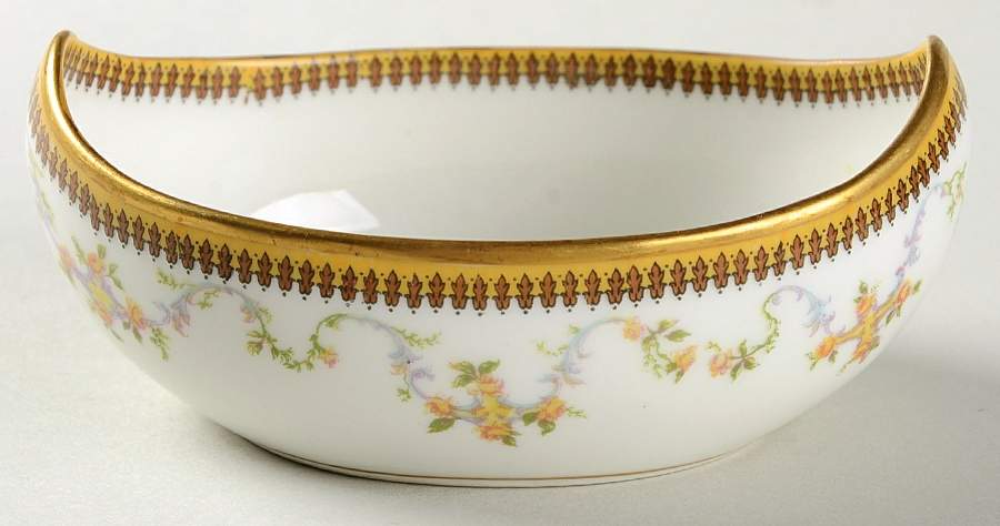 The Valmont (Old, Gold Trim) Olive Dish by Haviland-1