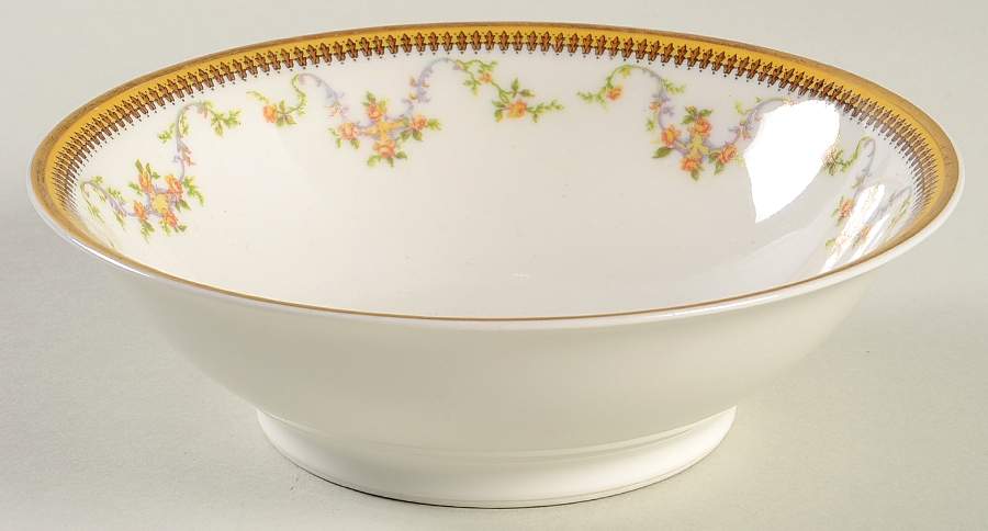 The Valmont (Old, Gold Trim) Coupe Cereal Bowl by Haviland-1