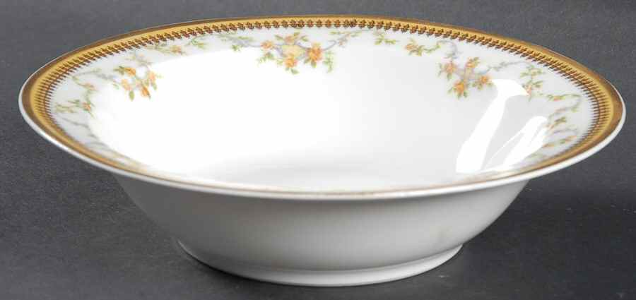 The Valmont (Old, Gold Trim) Rim Cereal Bowl by Haviland-1