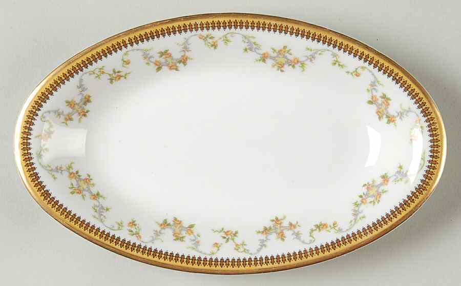 The Valmont (Old, Gold Trim) Relish by Haviland-1