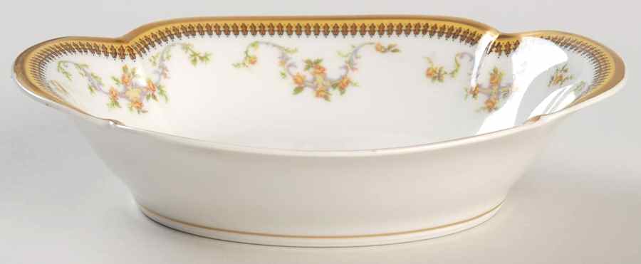 The Valmont (Old, Gold Trim) 6" Bon Bon by Haviland-1